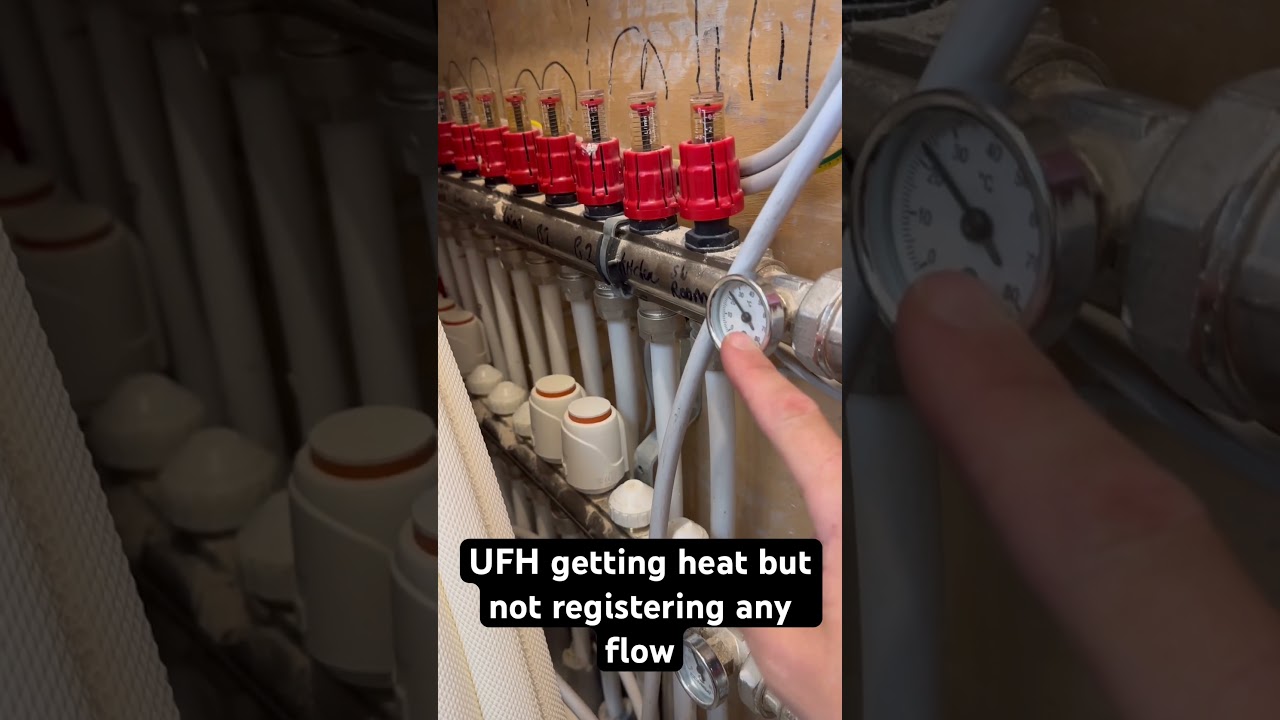 Is your underflow heating getting heat but you can&rsquo;t see any flow on the flow meters