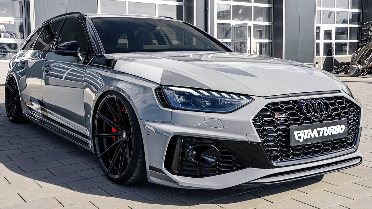 INSANE 650HP! Audi RS4 GTX Stage 4 by BTM Turbo - Sound, Interior and Exterior