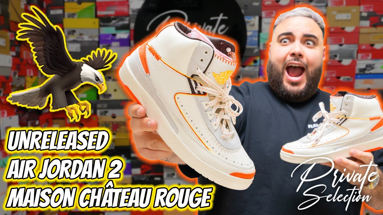 UNRELEASED MAISON CHÂTEAU ROUGE X AIR JORDAN 2 *EARLY BIRD IN HAND REVIEW*