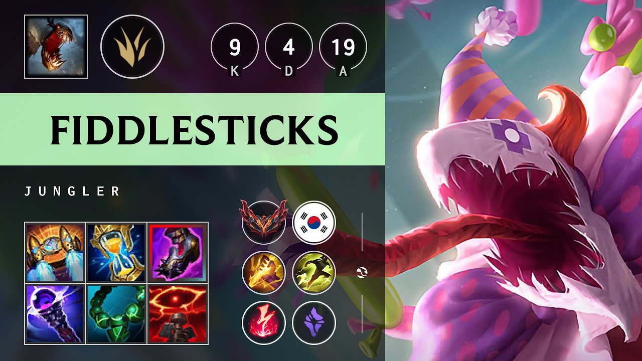 Fiddlesticks Jungle vs Bel'Veth - KR Grandmaster Patch 25.15