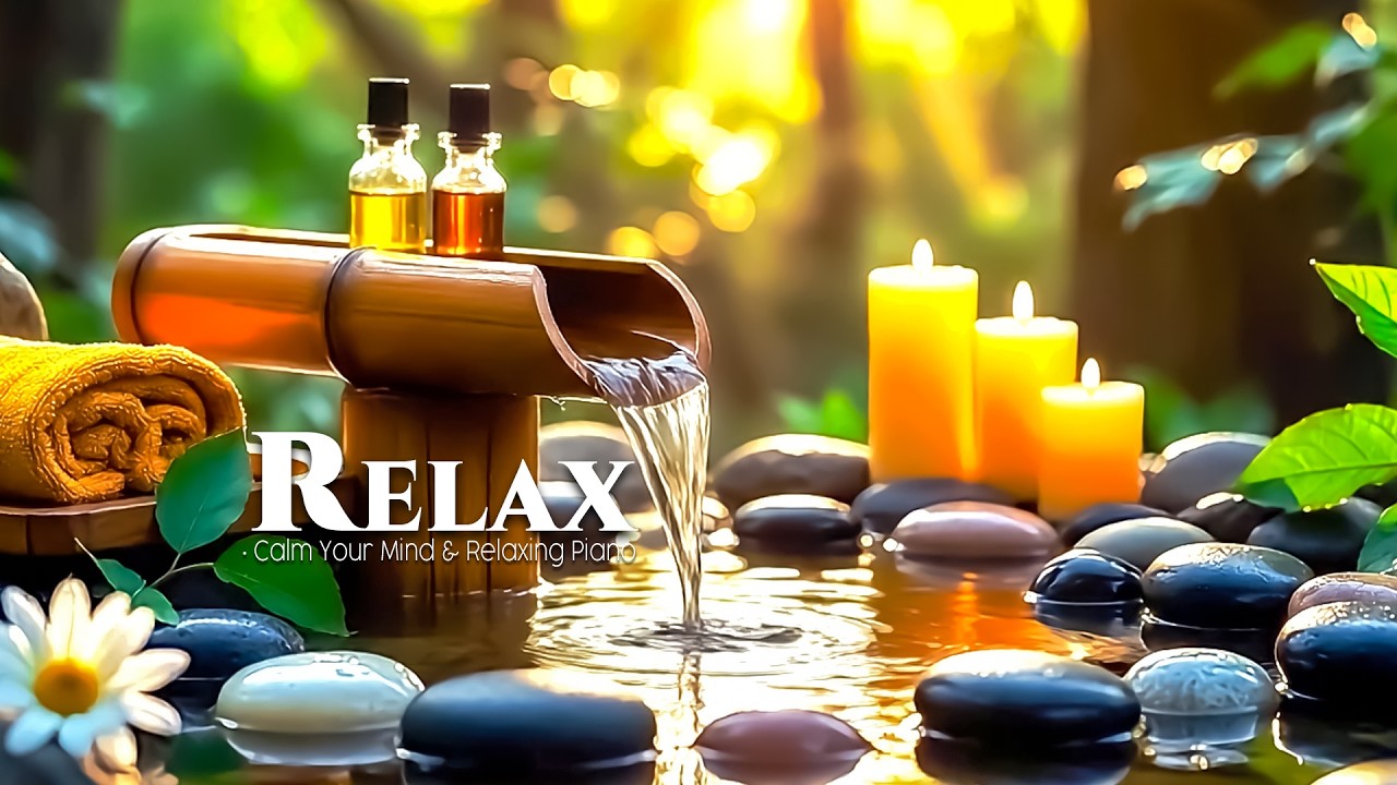 Deep Sleep Piano Music with Nature Water Sounds 🌿 Deep Sleep, Stress Relief, Meditation