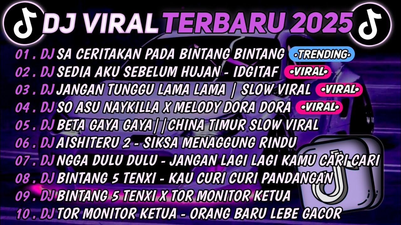 DJ TIKTOK TERBARU 2025🎵DJ SA CERITAKAN PADA BINTANG BINTANG🎵DJ SEDIA AKU SEBELUM HUJAN - IDGITAF 