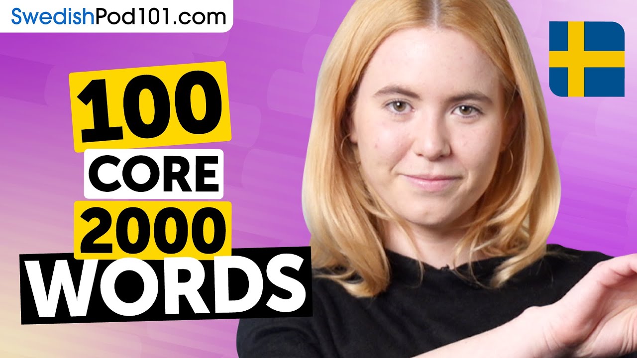 100 Core 2000 Words That Make You Sound Natural in Swedish