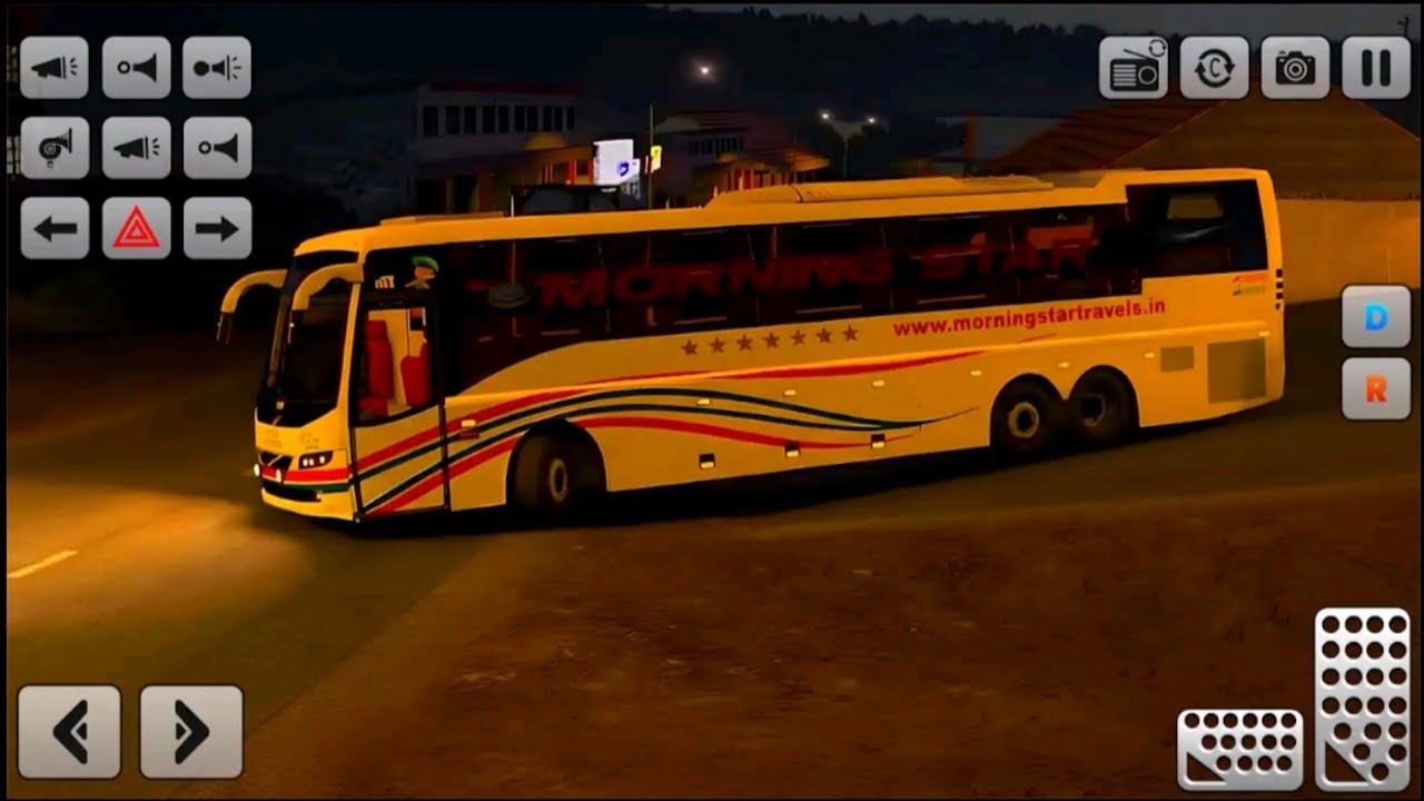 Bus simulator Indonesia game 3D game 🎮truck vehicle 3D game city bus stand driving Android gameplay 
