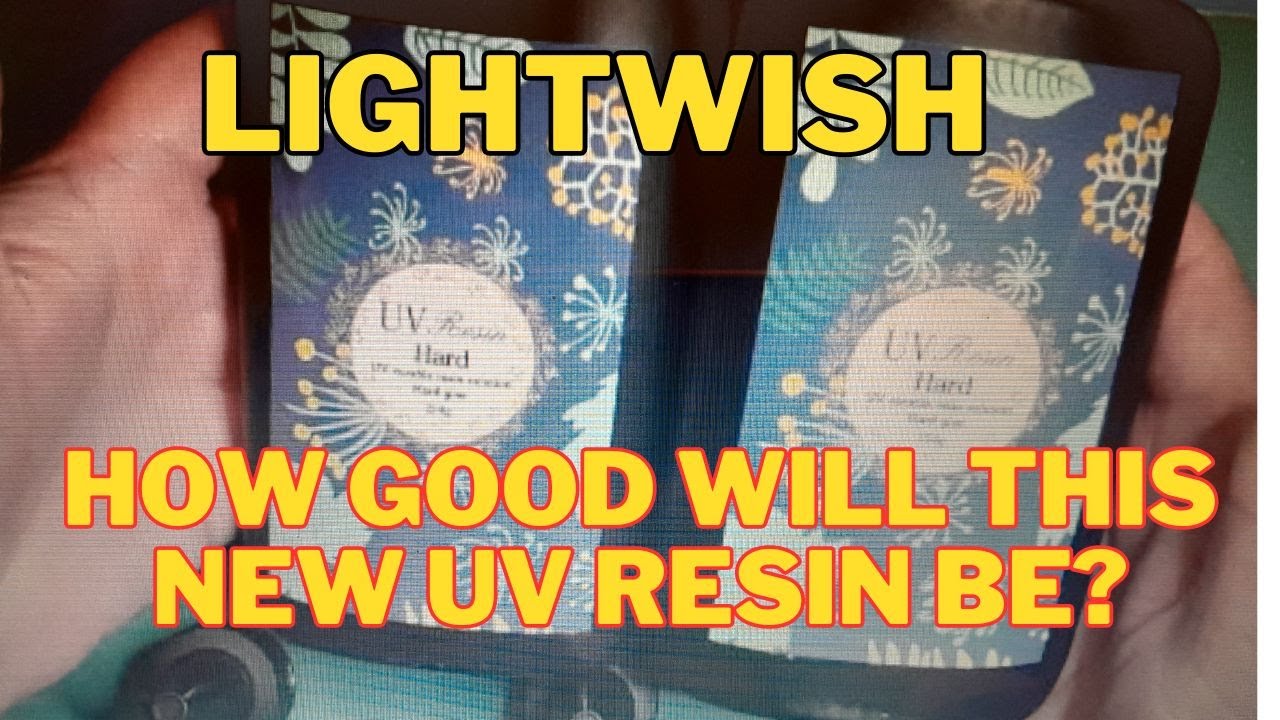 Lightwish UV resin first time use in open bezels