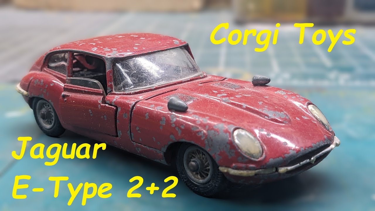 Jaguar E-Type 2+2 by Corgi Toys of Gr. Britain - issued 1968