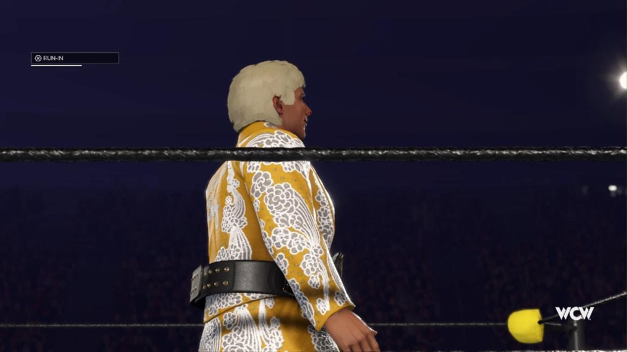 Ric Flair vs Ricky Steamboat WCW Spring Stampede 94 WWE 2k