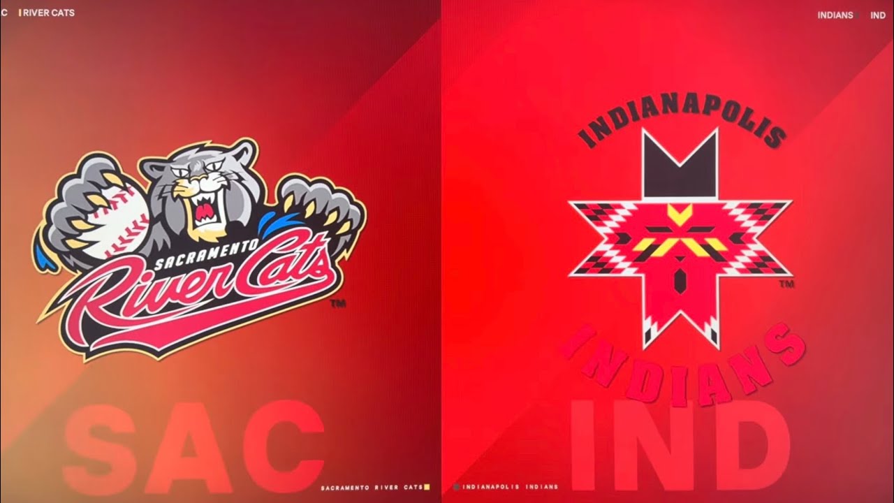 River cats vs Indians MLB the show 24 minor league full game ￼￼￼
