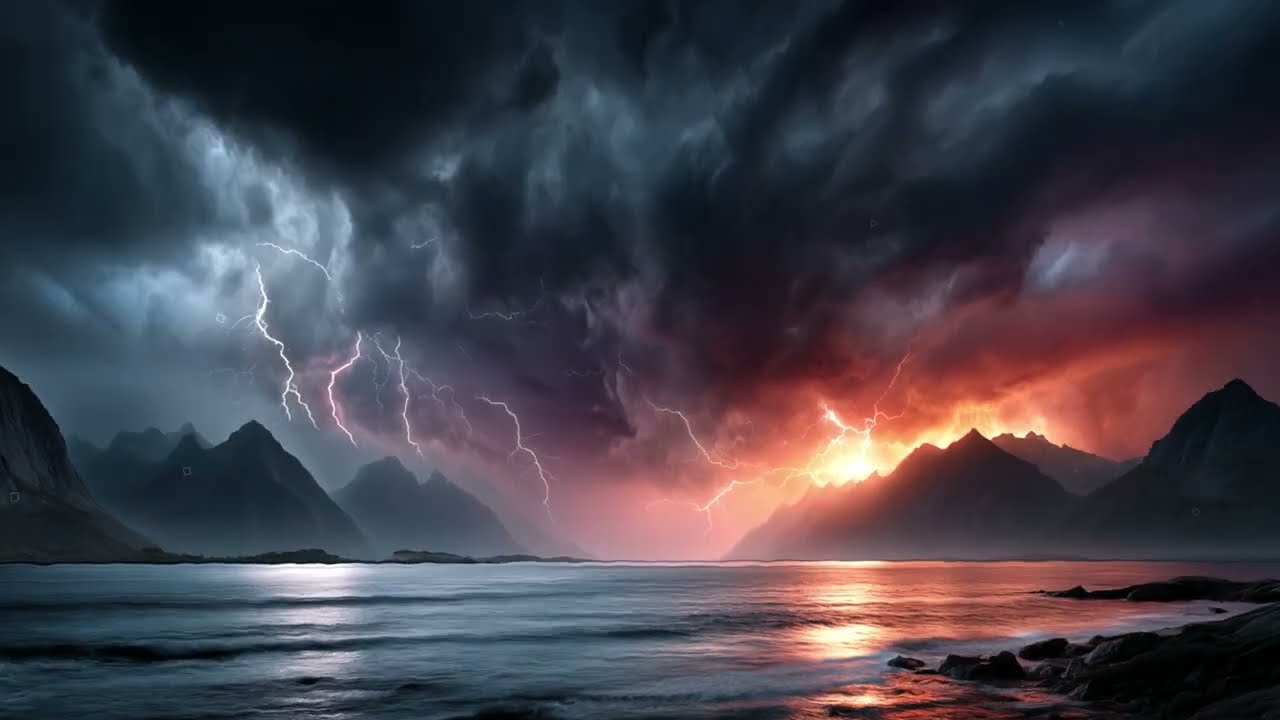 Storm on the Fjord | Before the Ravens Take Wing | Epic Viking
