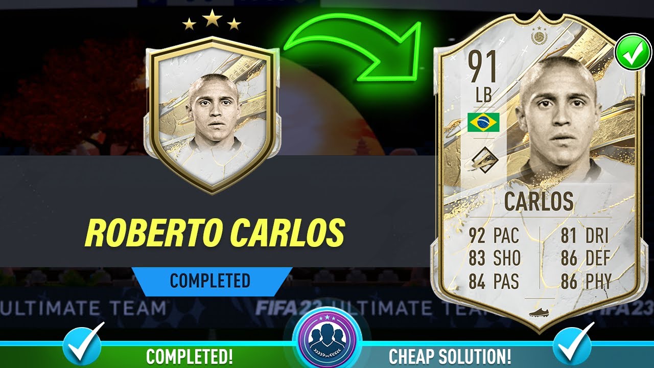 91 Prime Icon Roberto Carlos SBC завершен &mdash; недорогое решение и советы &mdash; FIFA 23