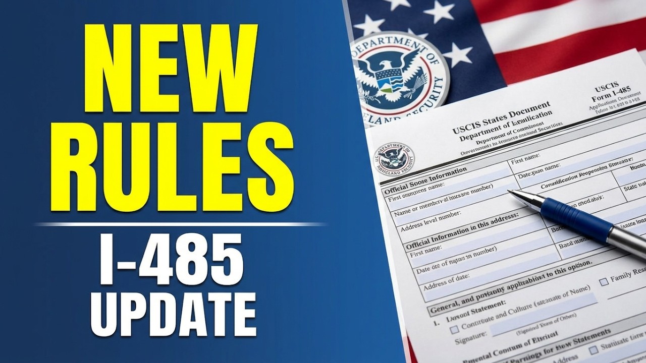 Изменились требования к форме I-485? Новая политика USCIS 2026 | Смена статуса