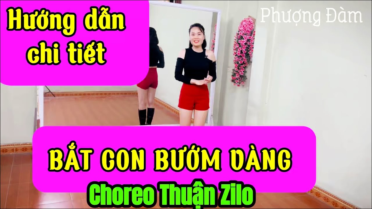 Hướng dẫn chi tiết/ BẮT CON BƯỚM VÀNG/ / dance fitness/ Choreo Thuận Zilo 