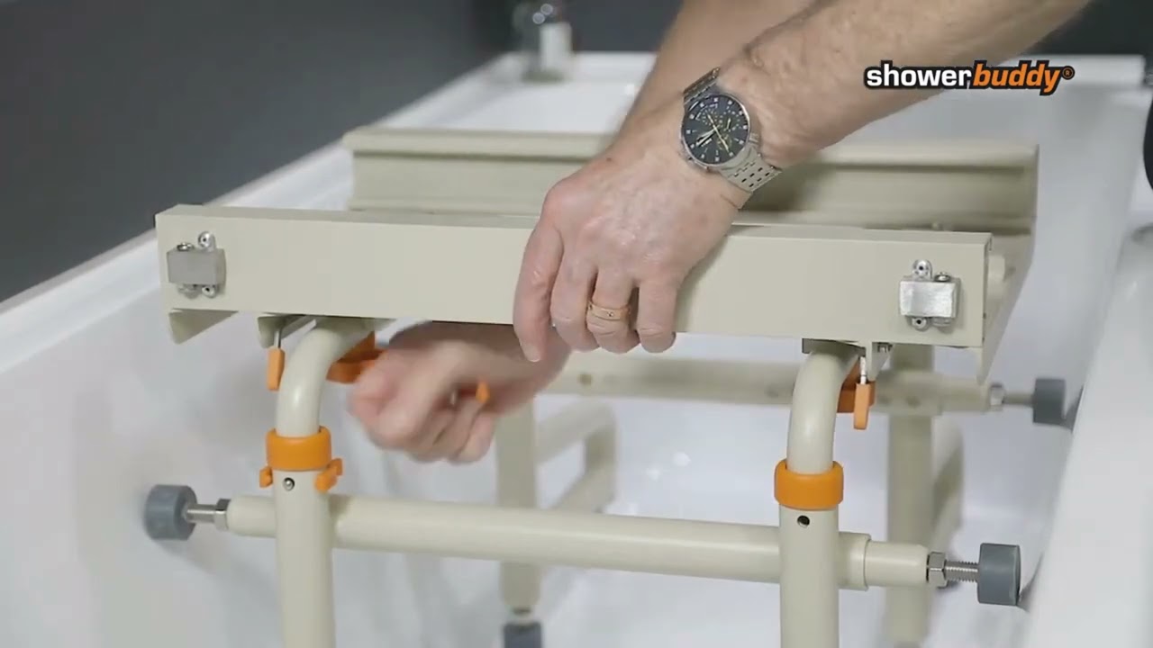 How to Use ShowerBuddy Tubbuddy Transfer Chair SB2