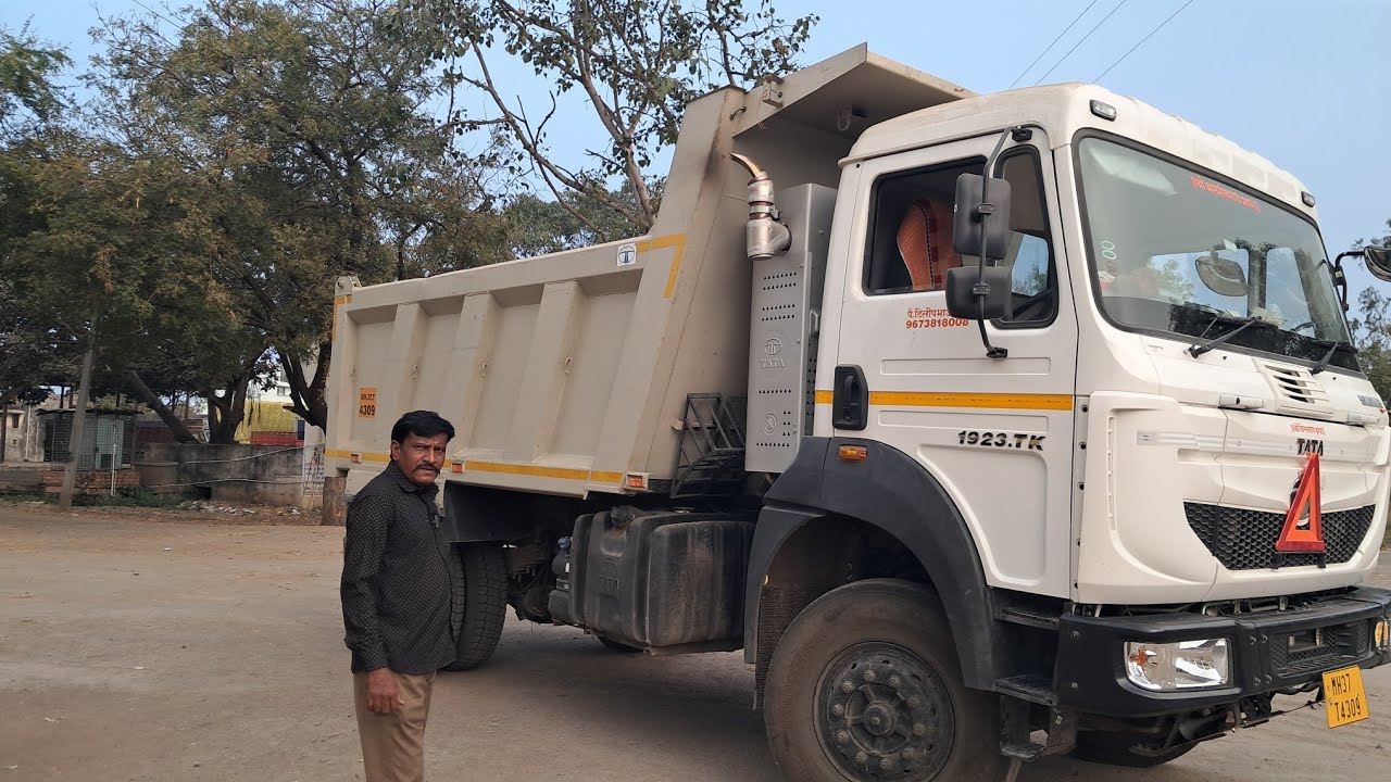 1998 पासूनAashiq आहे TATA चा TATA SIGNA1923.TK 6 Tyre Tipper Ownership Experience Video मराठी मध्ये 