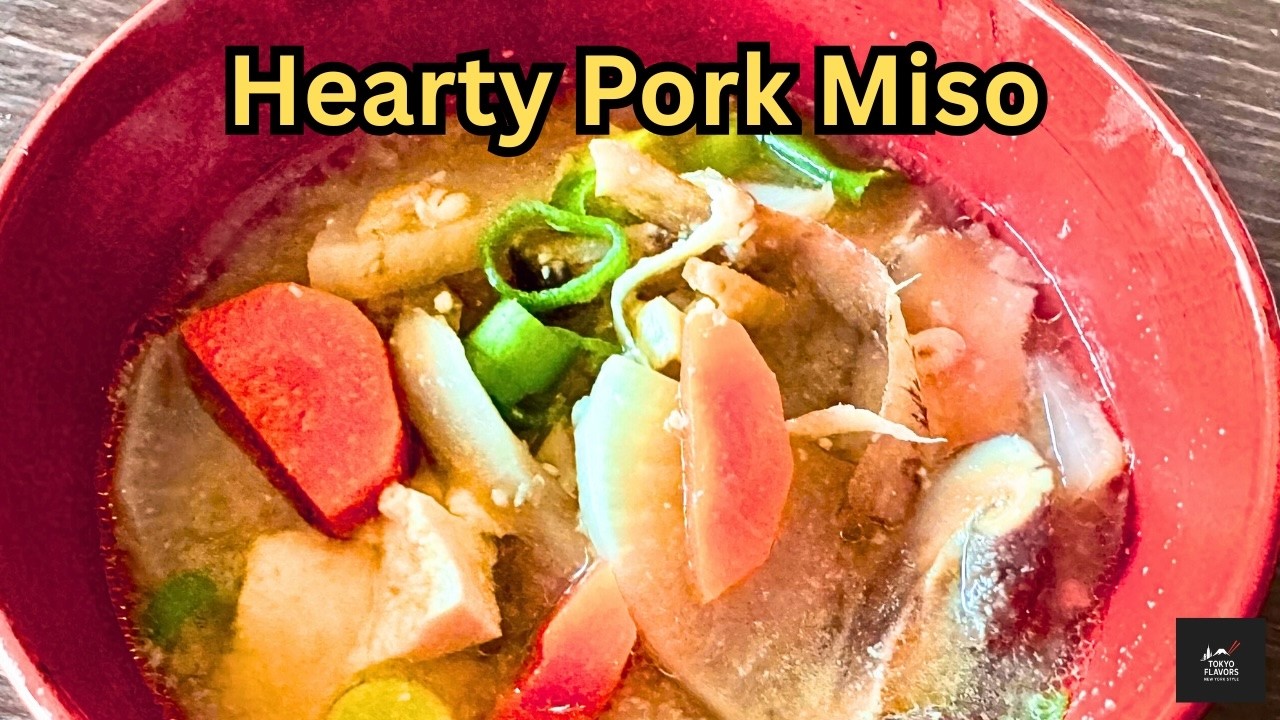 Tonjiru (Japanese Pork Miso Soup) – Authentic, Healthy, and Easy to Make