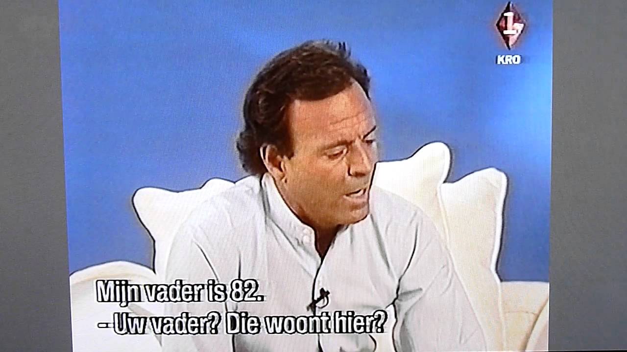 Julio Iglesias interview for Dutch Television in Miami part3/3