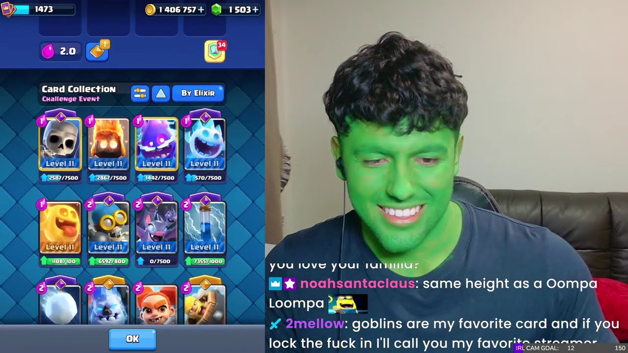 👽 GOBLIN PLAYS CLASH ROYALE 👽