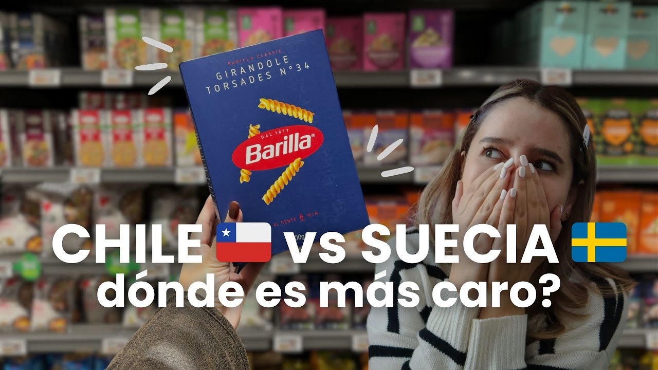 Es Chile 🇨🇱 tan caro como Suecia 🇸🇪? | Comparando valores en un supermercado sueco vs chileno