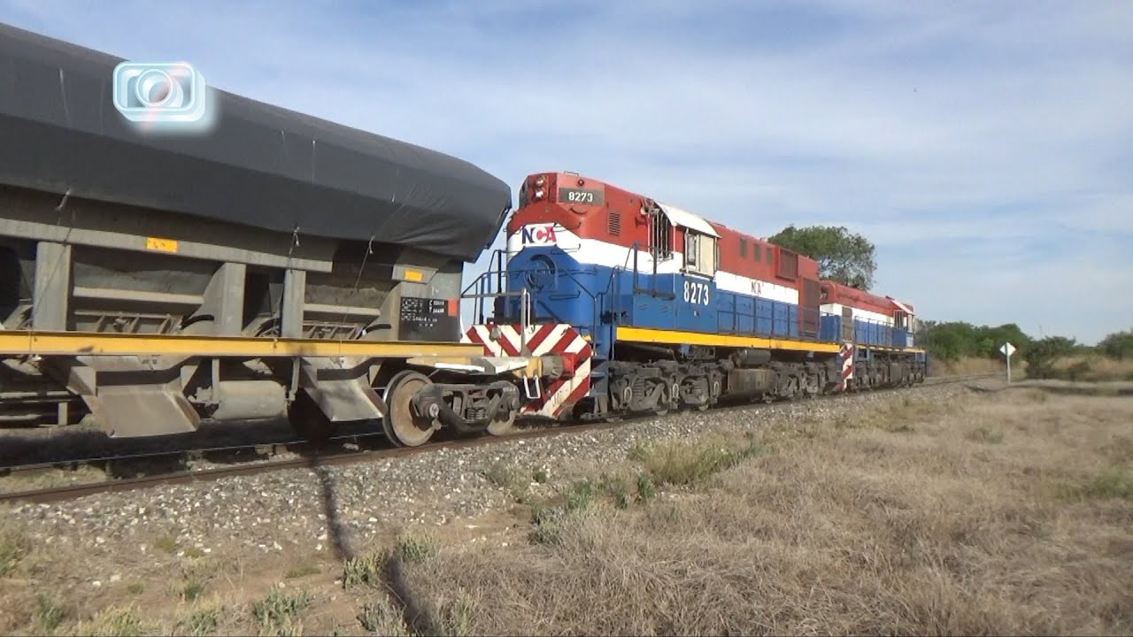Tren de NCA con los coches ex-Ferrocentral (Parte 2: en cercanías de Laguna Larga y Manfredi)