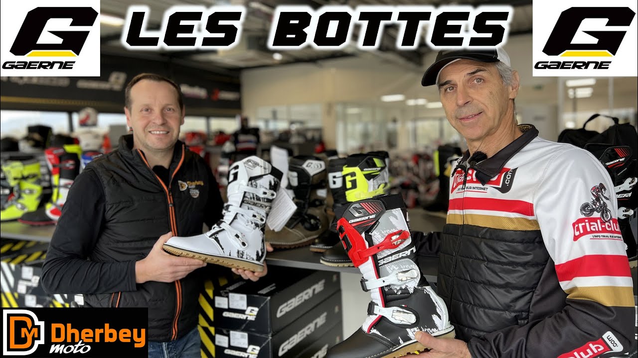 Bottes Trial GAERNE chez Dherbey Moto