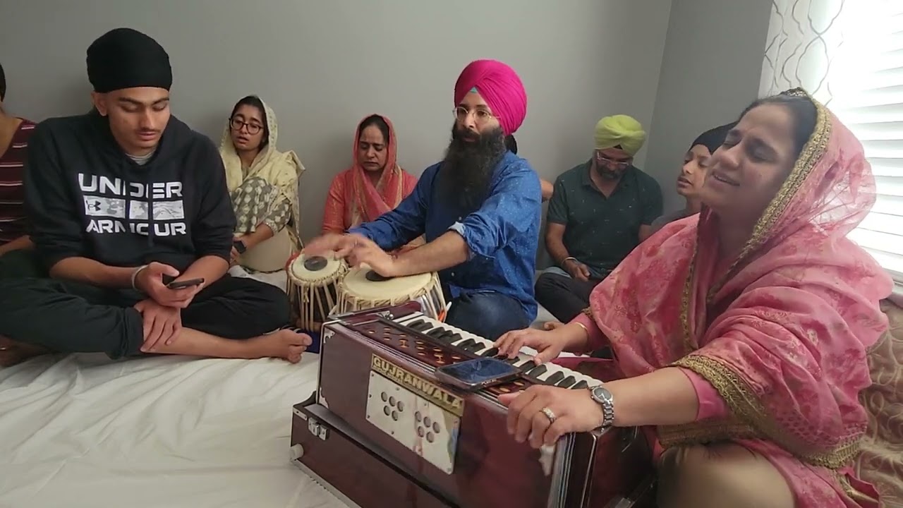 Bibi Guneet Kaur Jee - Sajanrha Mera Sajanrha - Keertan with Charlotte, Atlanta and Durham Sangat