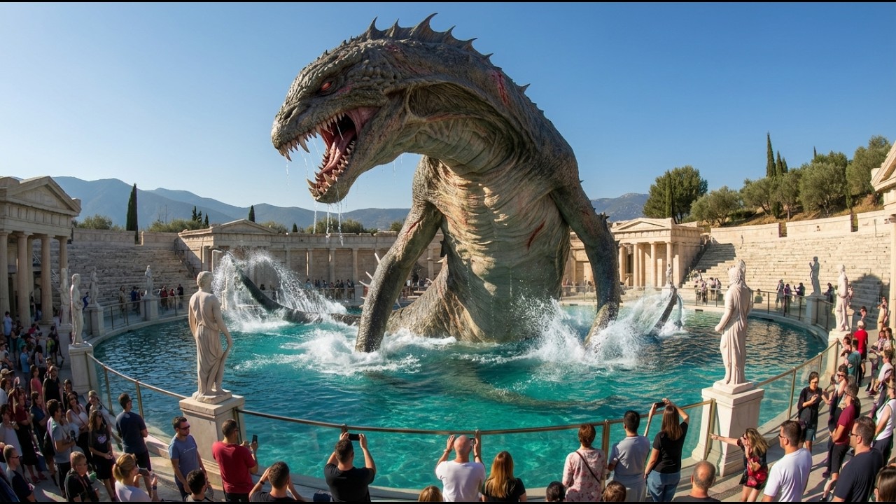 🔥I Entered a REAL Greek Prehistoric Zoo of Giant Monsters | Jurassic Park | REAL Dinosaur Zoo