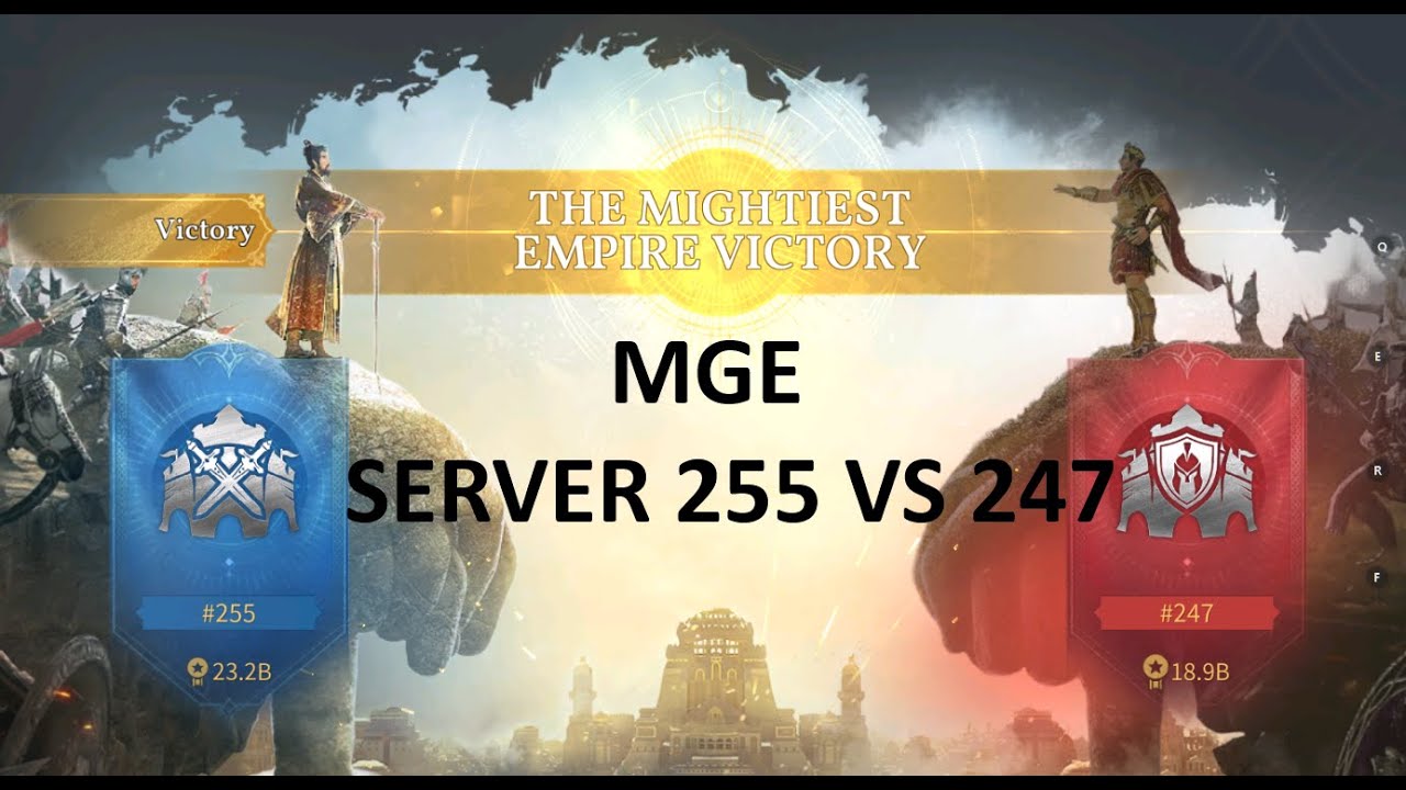 Age Of Empires Mobile: MGE Server 255 Vs 247