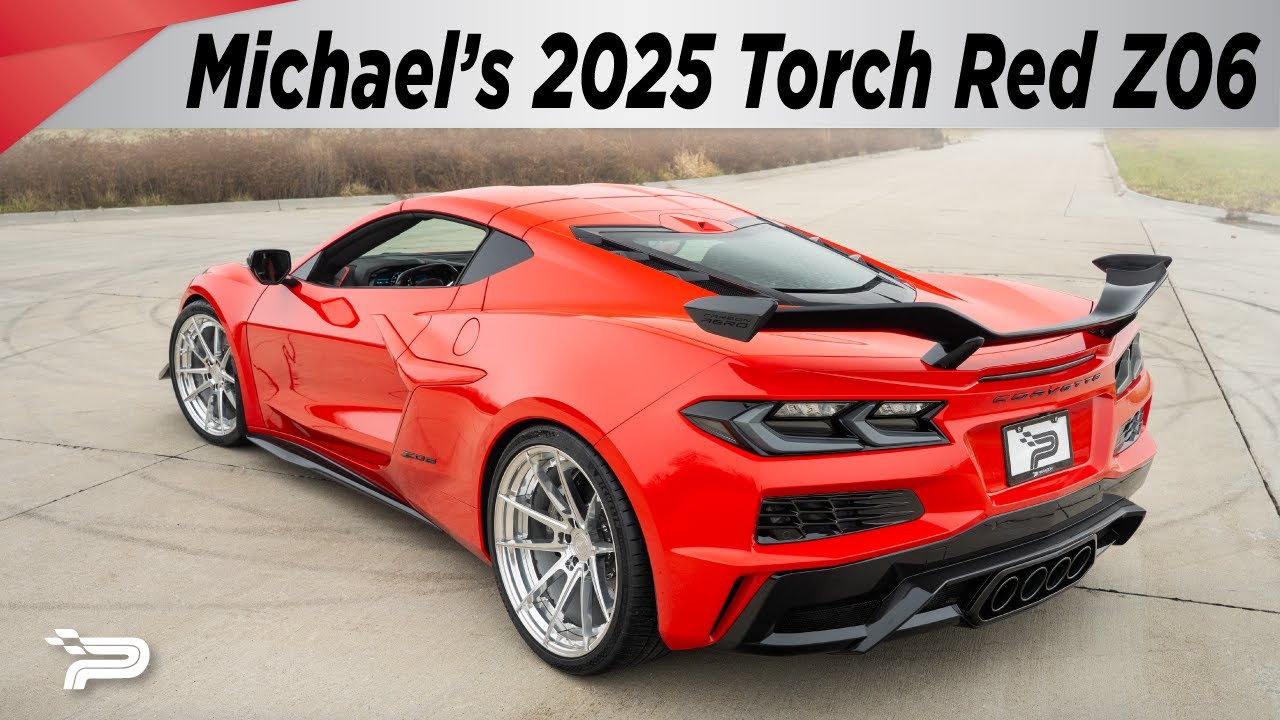 Michael's 2025 Torch Red C8 Z06 - Customer Car Spotlight