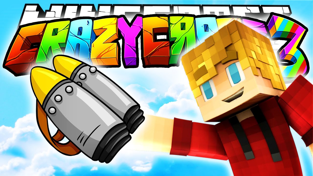 Minecraft Crazy Craft 3.0: JETPACK MOD! #14