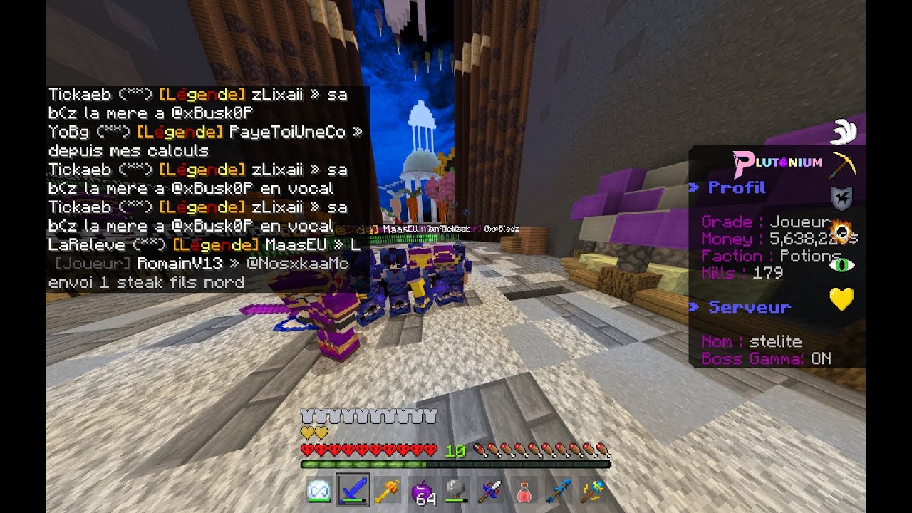 je saute N sur plutonium sa tourne mall ?  plutonium V4