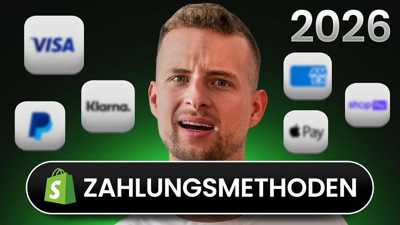 Shopify Zahlungsmethoden einrichten in 2026 - So geht's!