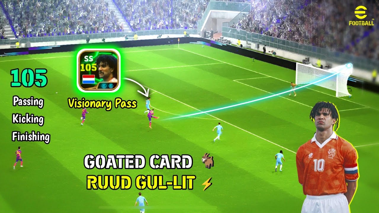 GLITCH GUL-LIT 😯🫴🔥 My Dream Card is Here ☠️ Gullit Visionary Pass Review in eFootball 25 Mobile 🥵🔥