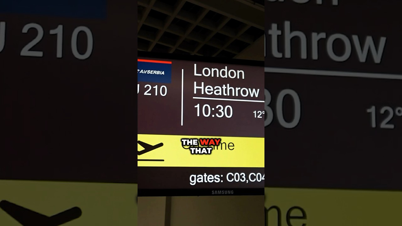 WHAT was MY EXPERIENCE at the BELGRADE Airport ?!  #travel #shortsvideo #youtubeshorts #shorts