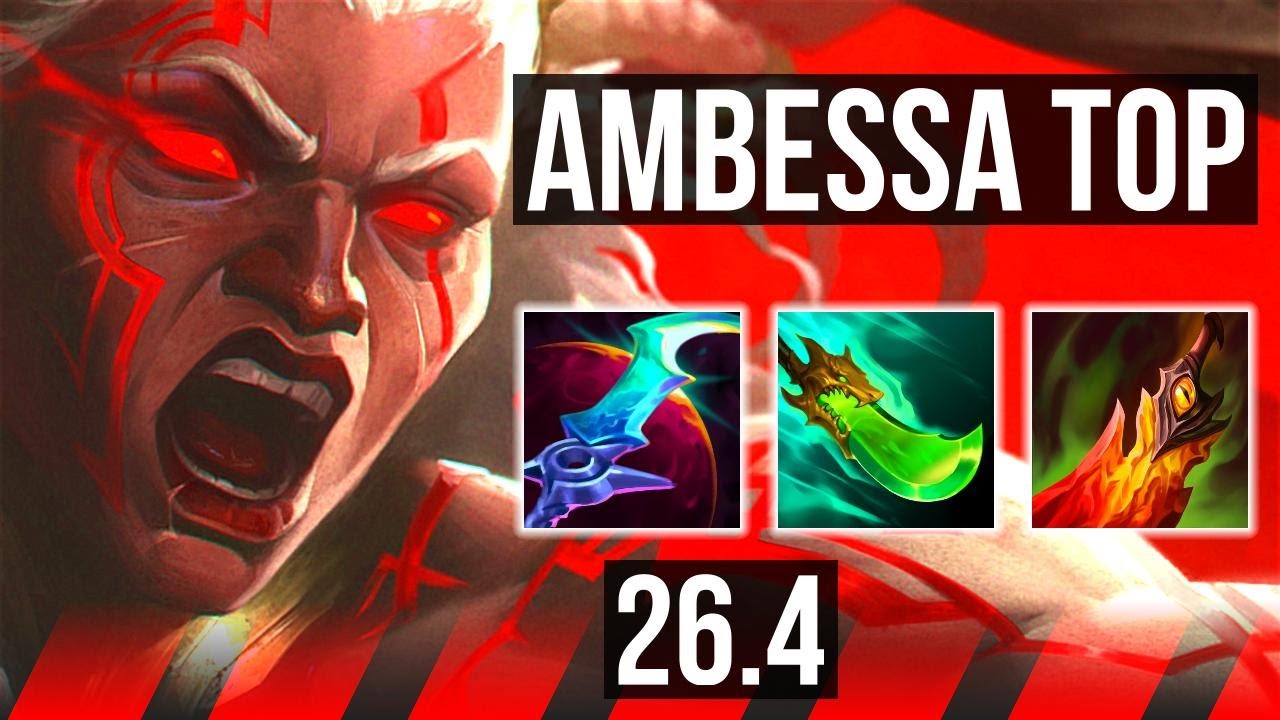 AMBESSA vs VOLIBEAR (TOP) | Good KDA: 13/1/4 | KR Master | 26.4