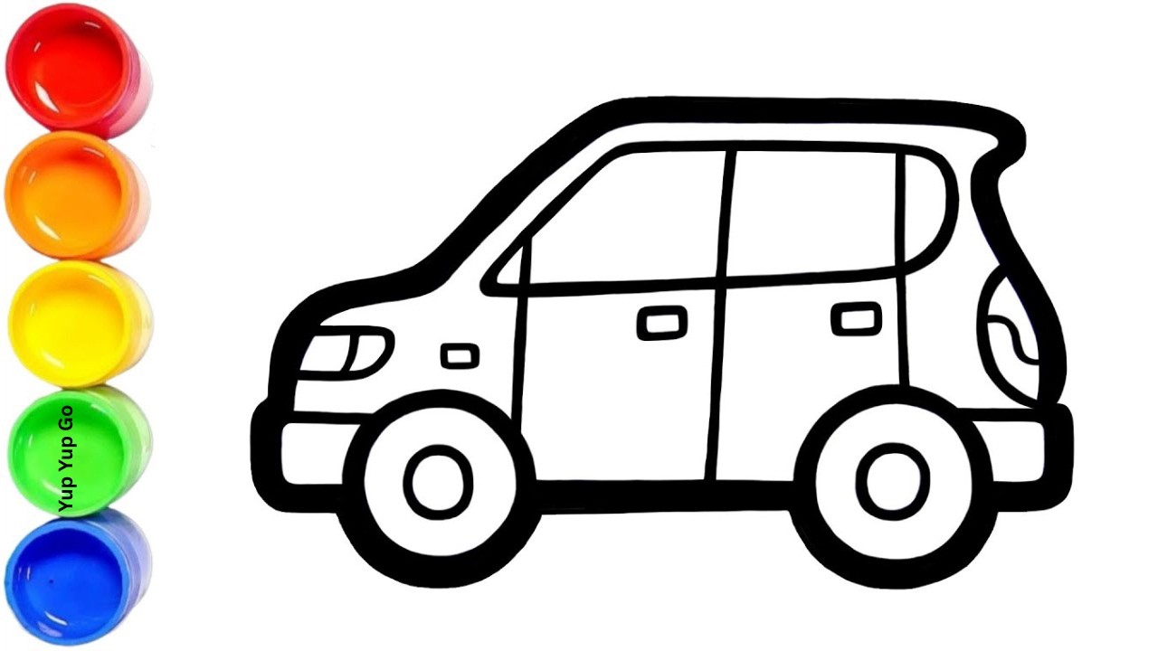 Drawing a Car 🚗 | Fun and Easy Tutorial for Kids with Car Drawing Ideas Box