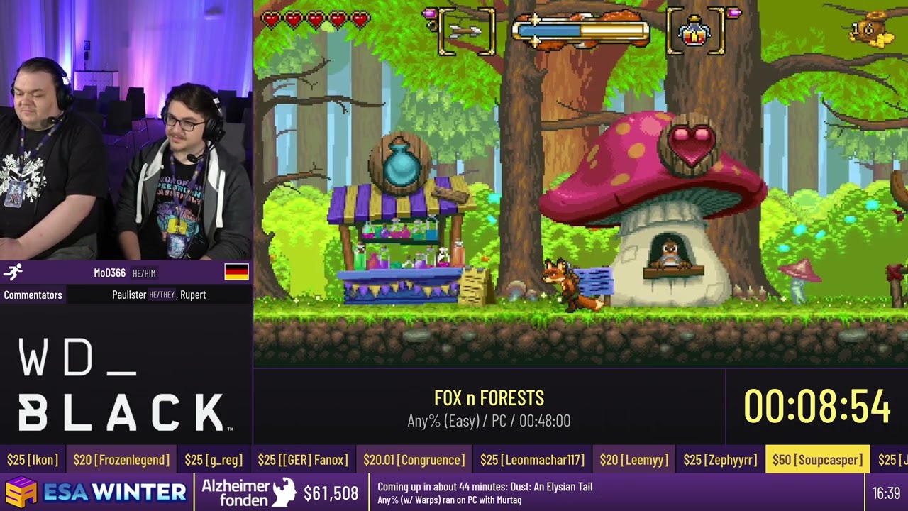 FOX n FORESTS [Any% (Easy)] by MoD366 - #ESAWinter23