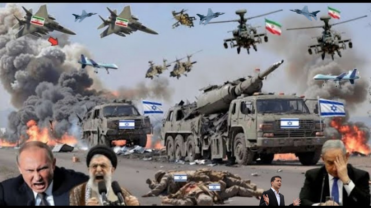 Israeli F-35 Stealth Jets & Helicopters Attack on Irani Military Supply Convoy - GTA 5
