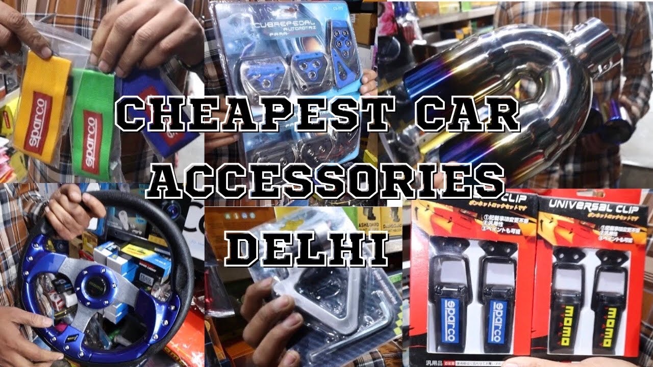 New Car Accessories In Half Price 😍 | Kashmere Gate Car Market Delhi | Car Modification 🔥 2023..
