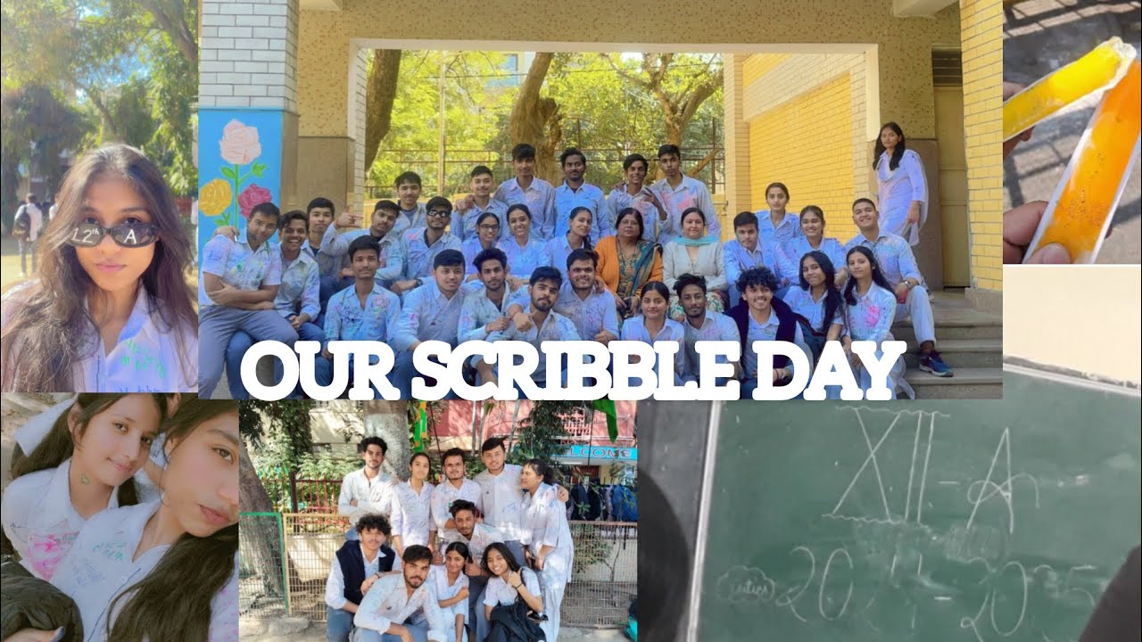 Scribble day vlog 🤍 #cbseclass12