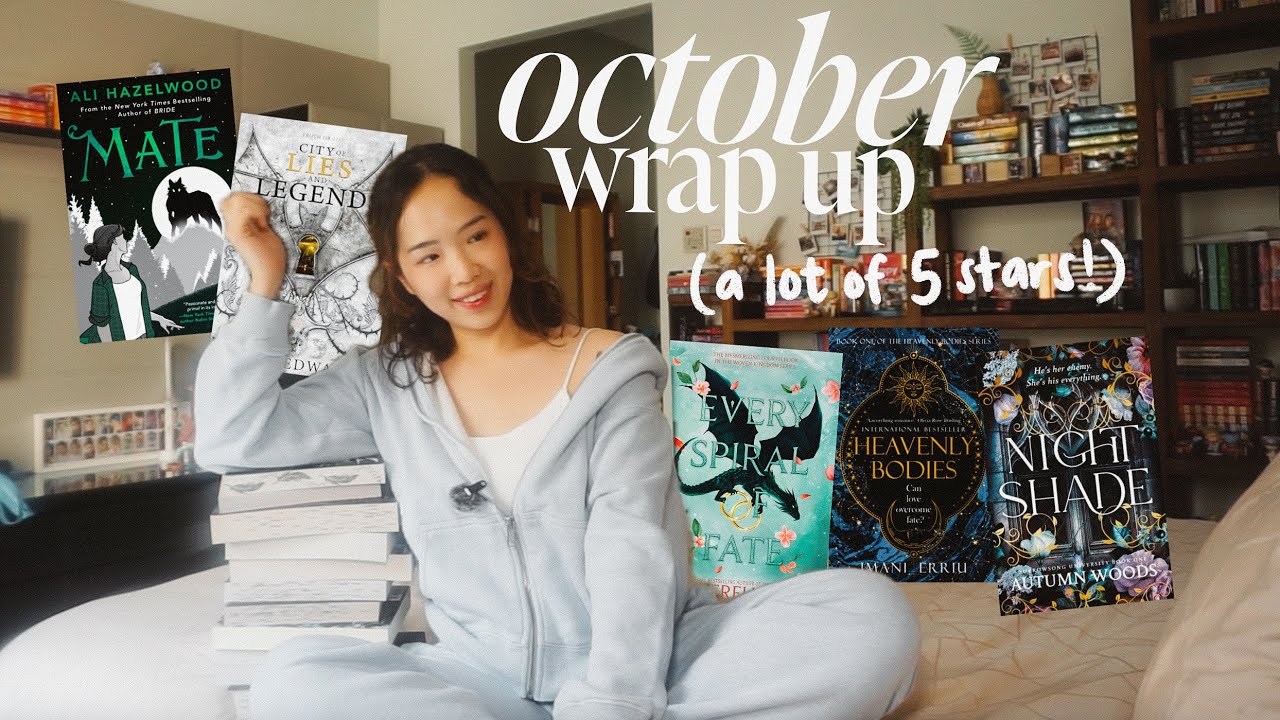 Все 11 книг, которые я прочитала в ОКТЯБРЕ! (мой итог за октябрь 2025) 🍂🍃