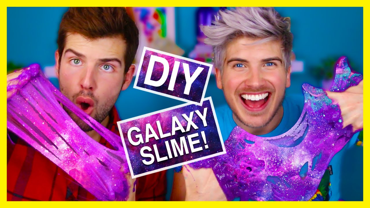 GALAXY SLIME PINTEREST DIY!