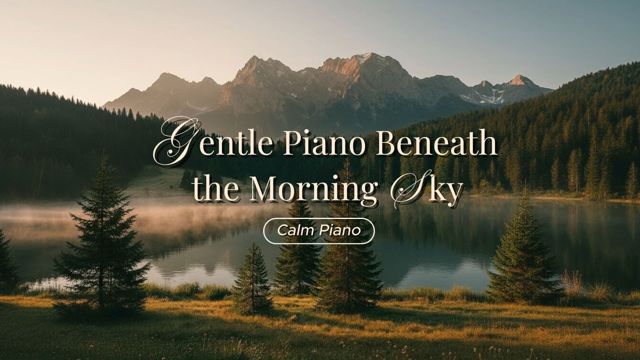 1 Hour Calm Piano Music | Calm Piano Under the Morning Sky - Soft Music for a Calm Start