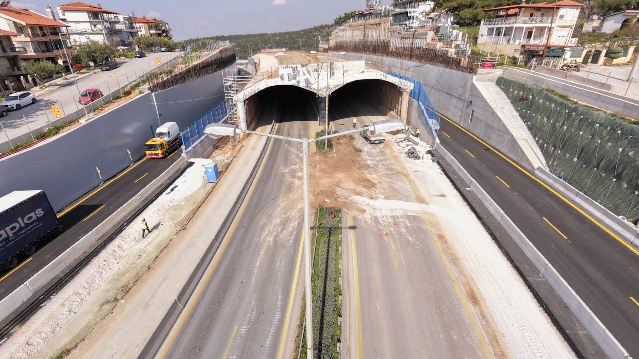Εργα FlyOver - Τουνελ Περιφερειακου