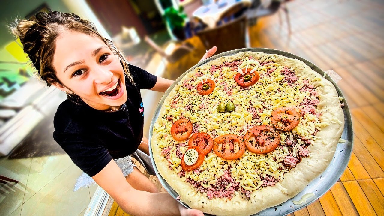 APRENDI FAZER PIZZA!!!
