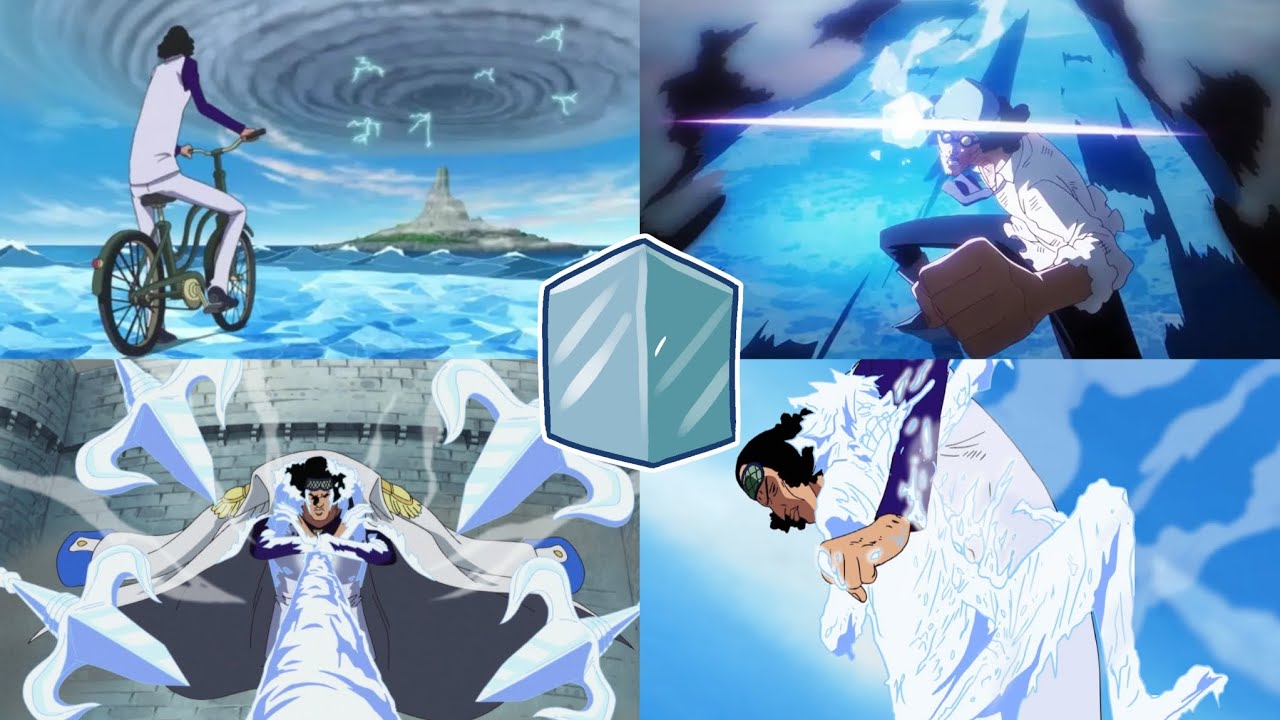 One Piece: Aokiji Kuzan | Hie Hie no Mi | All Attacks and Abilities
