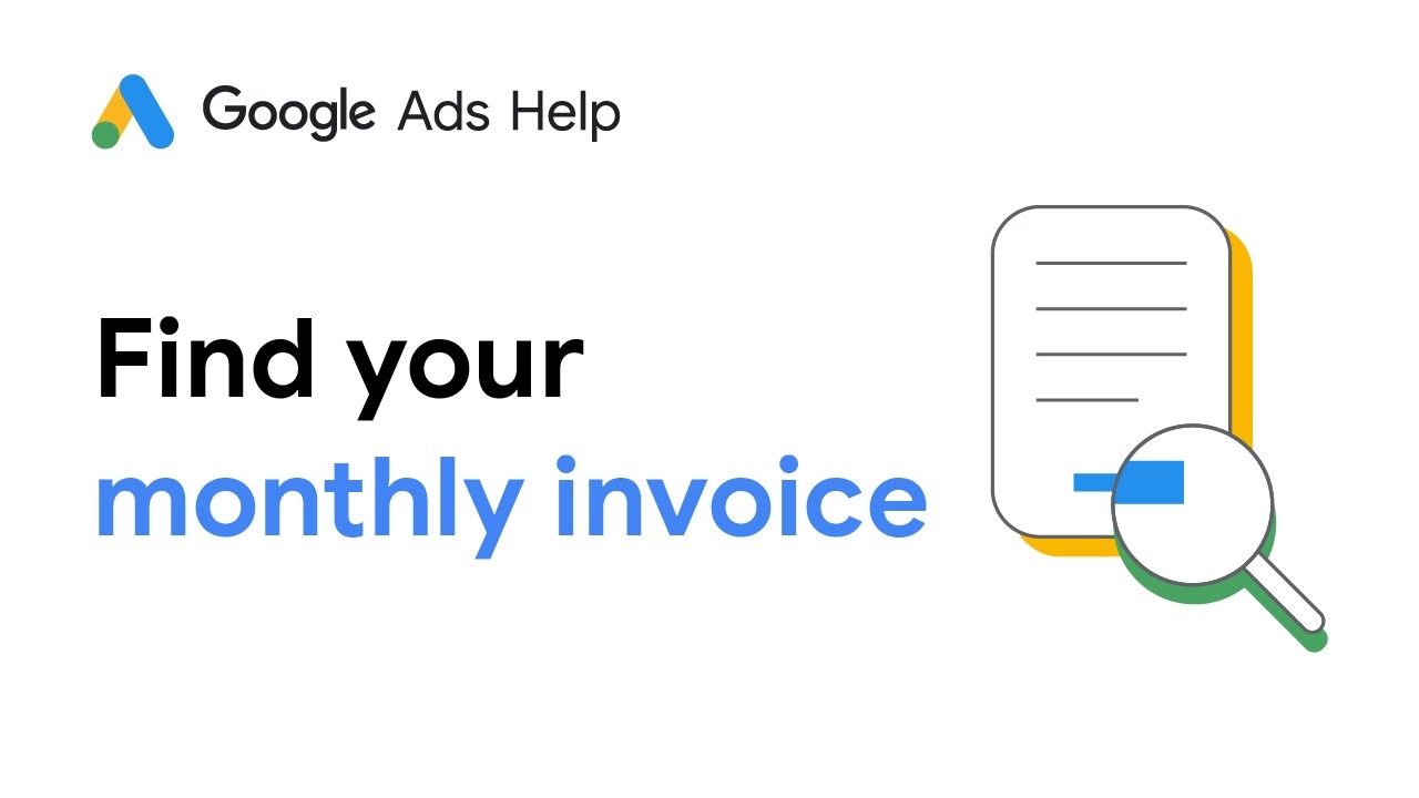 Get an invoice or payment receipt | Google Ads