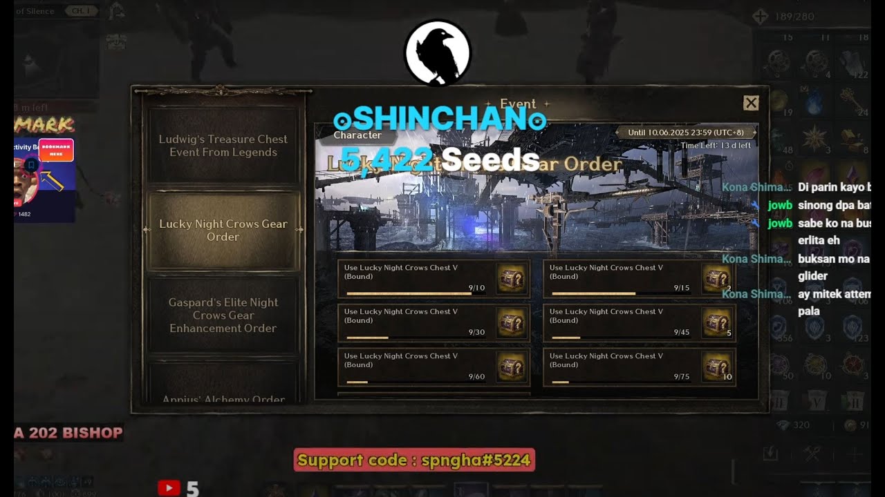 LIVE NC : FOR SALE THIS ACCOUNT 7500 CROWS