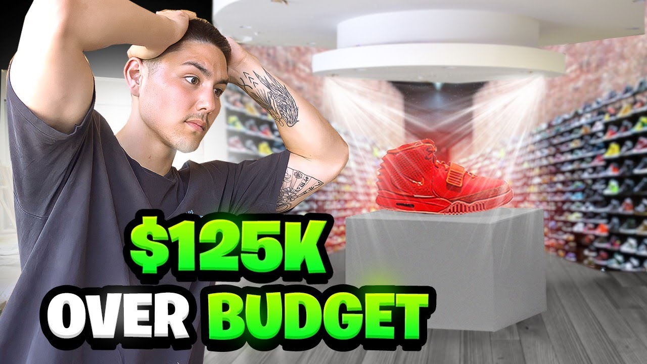 SPENDING OVER $125K ON OUR NEW SNEAKER STORE! *Financial Breakdown Opening New Store*
