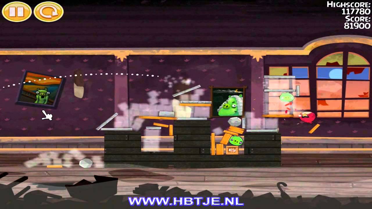 angry birds seasons haunted hogs all levels