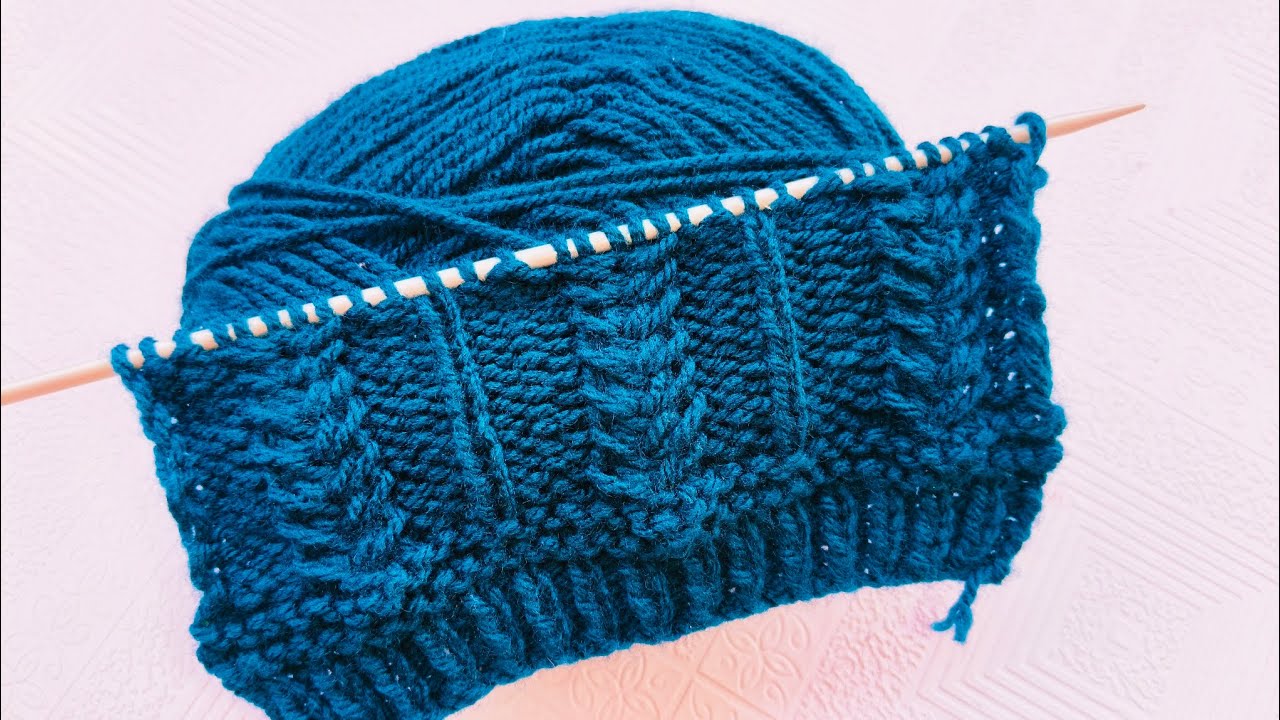एक रंग स्वेटर डिजाइन 🧶 | आसान और सुंदर Knitting Pattern | Beginners Friendly